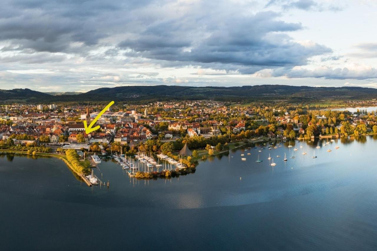 See- Und Altstadthaeusle - Alles Direkt Vor Der Haustuer - Bodenseeufer Natur Altstadt Bahnhof Bora-Sauna - Klein Und Super Zentral Zum See Oepnv Stadt Natur Etc - Appartement Historica Radolfzell am Bodensee Exterior foto